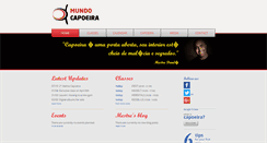 Desktop Screenshot of capoeira.be