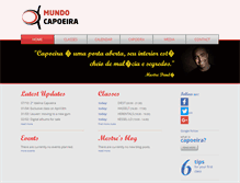 Tablet Screenshot of capoeira.be